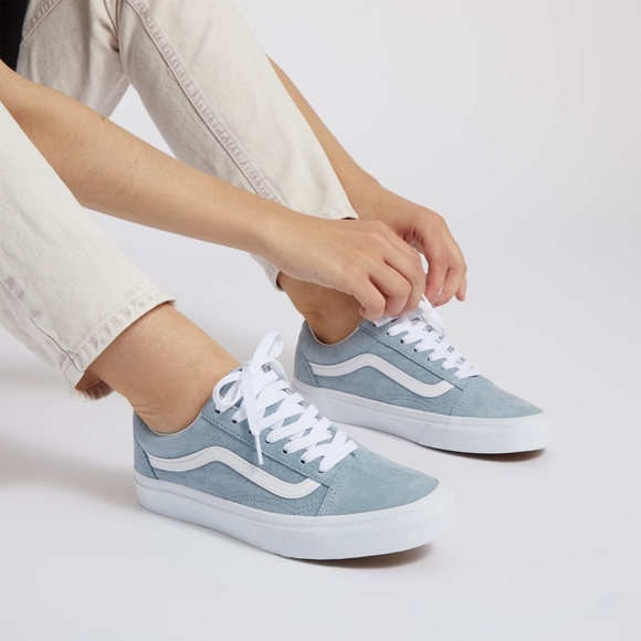 baby blue suede vans